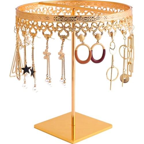 360 Rotating Earring Display Stand Rack for Earrings Display Dangle Earrings