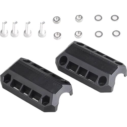 2pcs Motorcycle Motor Guard Bumper Protection, Decorative Block 25mm Crash Bar For BMW R1200GS/F700GS/F800GS 2013-2017