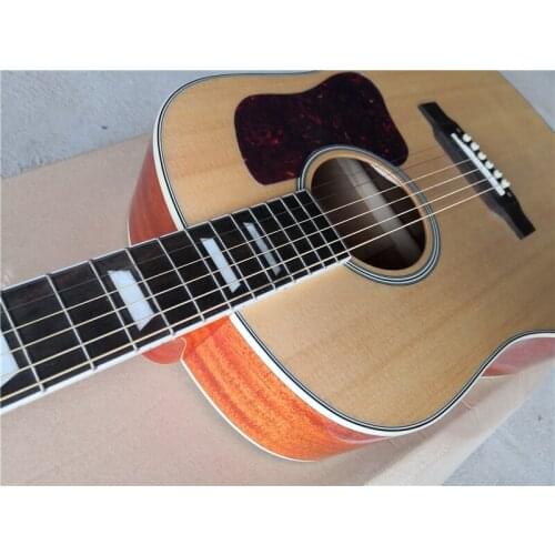 Free shipping custom 160 6 string 43 inch guitar,acoustic guitar, folk guitar,Spruce plywood,sunburst guitar,mahogany neck