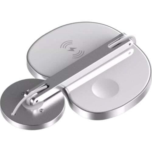 3 in 1 Wireless Charger 15W Fast Charging for iPhone 11 Pro/XR/Xs Max for Samsung for Apple Watch 5 4 Pro