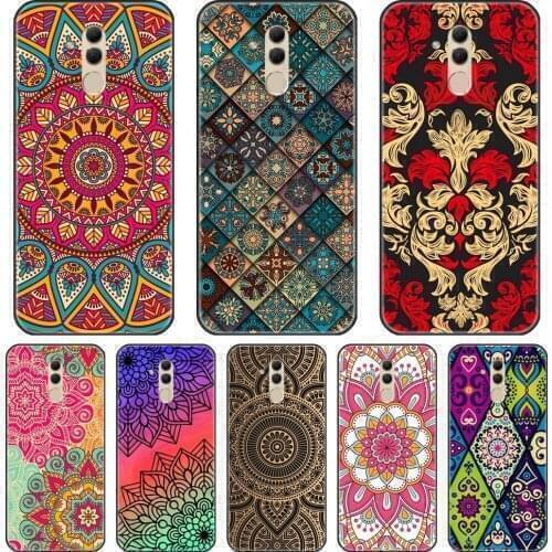 Mandala Flower Aesthetic Phone Case For Huawei Mate 20 10 9 Lite Silicone Soft Back Cover For Huawei Mate 7 8 9 10 Pro Case