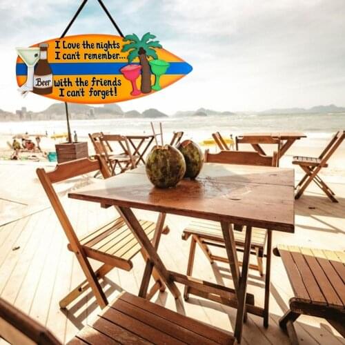 Wooden Surf Board Hanging Board Ornament Model Floral Print Miniature Figurines Modern Home Table Gift Decoration Craft