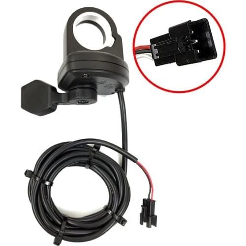 108x E-bike Left Right Thumb Throttle Electric Bicycle 3-Pin SM Connector Trigger Finger Throttle Adjusting Speed Cycling Parts