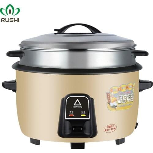 8-70 people Electric rice cooker 8-45 l hotel commercial large capacity cauldron Canteen old large non - stick cooking pot