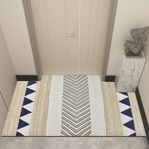 Modern Style Entrance Door Mat Non-slip Can Be Cut PVC Mats Carpet Home Kitchen Mat Bathroom Mat Custom Hallway Door Mat Carpet