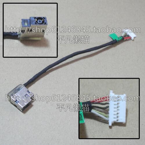 DC Power Jack with cable For HP 240 G4 340 346 348 G3 G4 TPN-I124 laptop DC-IN Flex Cable