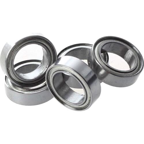 5 Pcs 8 x 12 x 3.5mm Double Shielded Deep Groove Ball Bearings MR1280Z