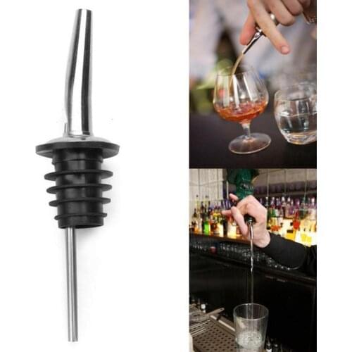 Steel Wine Stopper Bottle Pourer Nozzle Olive Mouth Oil Bar Levert Accessories Wine For Whisky Cocktail Dispenser B9S9