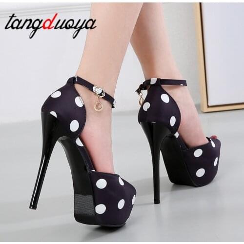 Platform Heels sexy high heels Shoes Woman Pumps Black White Women Sandals Party Shoes Female Wedding Shoes Sapato feminino 2021
