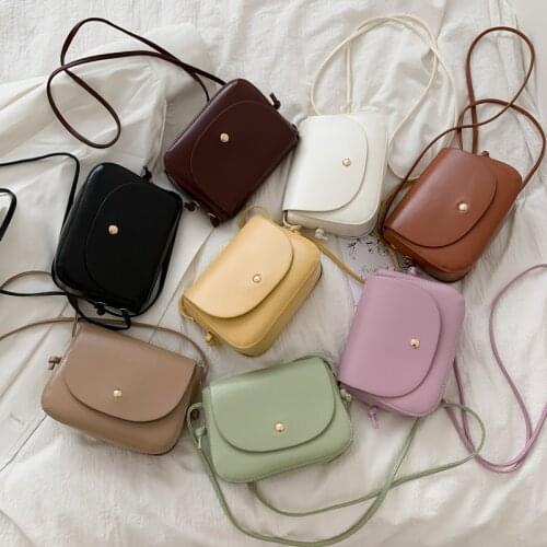 High Quality Crossbody Bags for Women Classic Solid Color Shoulder Bag PU Leather Female purses and handbags Designer Totes
