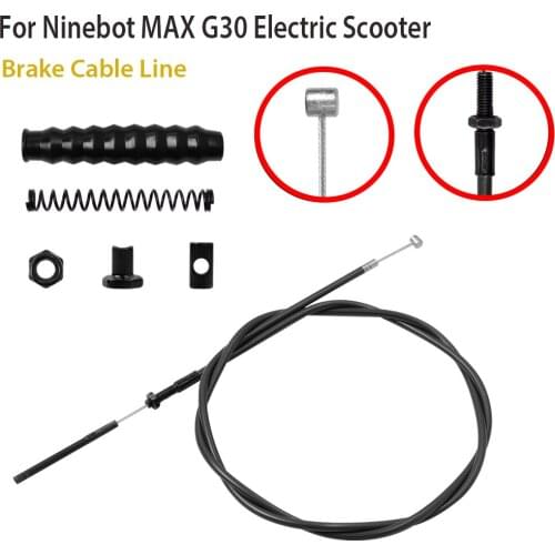 High quality Brake Cable Line For NINEBOT MAX G30 KickScooter G30 Electric Scooter Front Wheel Brake Assembly Accessories