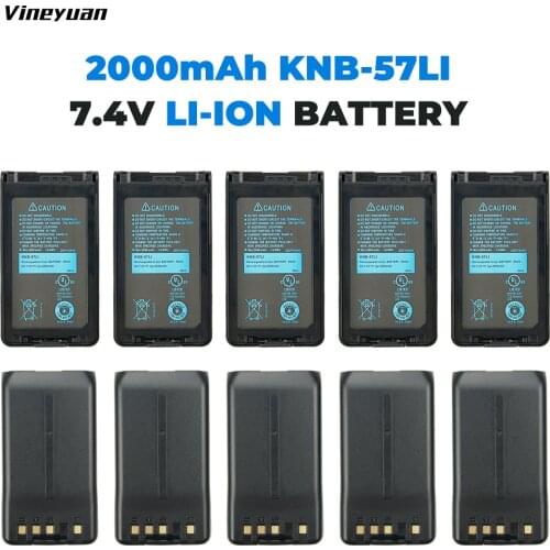 10X Kenwood KNB-35L Battery Replacement for Kenwood (2000mAh, 7.4V, Li-ion) TK-3360, TK-3160, TK-2170, KNB-57L, TK-2360, NX-320