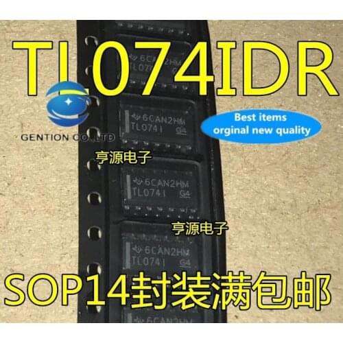 20PCS TL074IDR TL074I TL0741 TL074CDR operational amplifier in stock 100% new and original