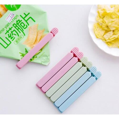 5Pcs/Sets Sealing Clip Snack Food Clip Sealing Bag Clip Plastic Bag Clip Food Sealing Seal Clip