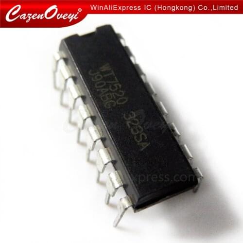 5pcs/lot WT7520 7520 DIP-16 In Stock