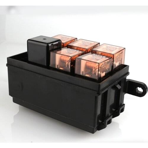 CNKF Widely Used 6 Holder 5 Road 24V 80A Automotive Fuse And Relay Box