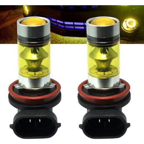 Automotive LED fog lamp H8 H11 100W 20LED gold bright fog lamp headlamp