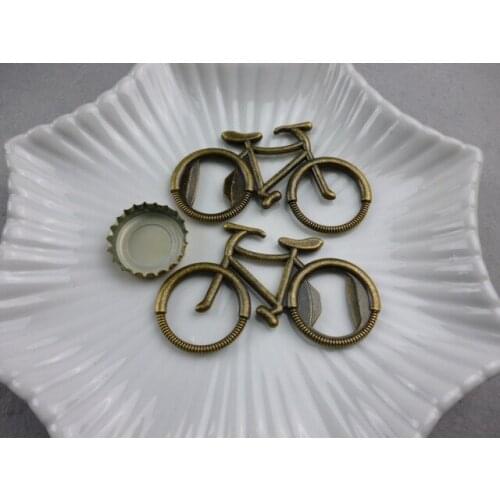 Free dhl/fedex 200PCS/LOT vintage bicycle bike shaped wine bottle opener wedding party favor guest gift present