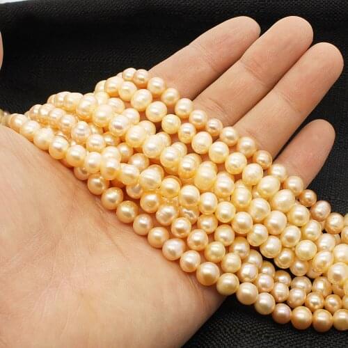 3-12mm Natural Freshwater Pearl High-quality Two-sided Light Scattered Beads Jewelry Making DIY Necklace Bracelet Accessories