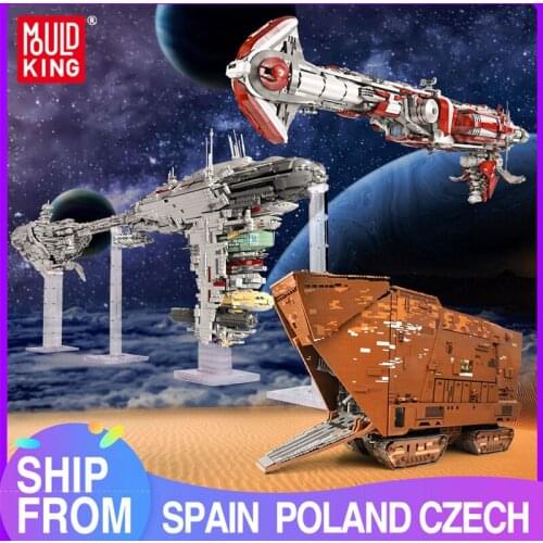 MOULD KING Assemble Bricks Star Plan The Frigate Ship model sets Building Blocks Educational Toys For Children Christmas Gifts
