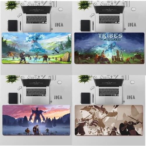 Gaming Mouse Pad Large Mouse Pad PC Gamer Computer Mouse Mat Big Mousepad Keyboard Desk Mat Tribes of Midgard XXL Mause Pad