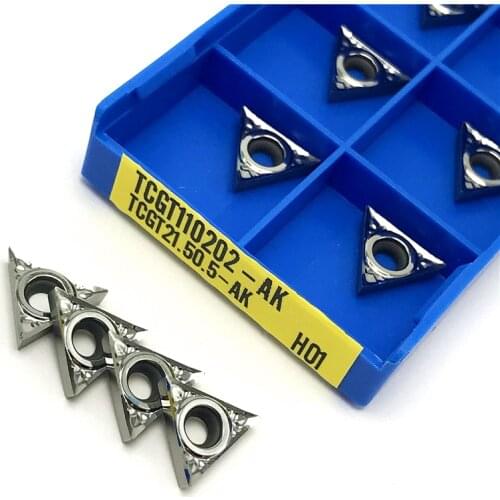 TCGT110202 TCGT110204 TCGT110208 AK H01 Aluminum Cutting tool Internal Turning Tool CNC Aluminum Copper Tool turning insert