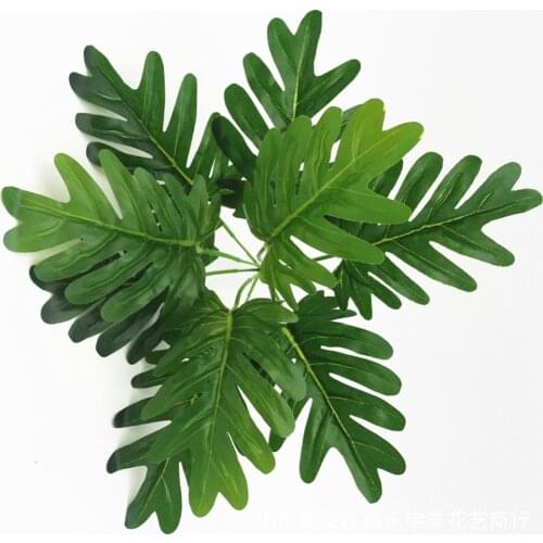Simulation Plant Spring Rain Leaves Artificial Plant Flowers Plastic Fake Plant For Wedding Home Party Decoration Leaves