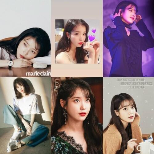 IU Singer Li Zhien Wall Art Canvas Painting Nordic Posters and Prints Home Decoration Pictures for Living Room Decor Wall Decor