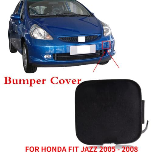 CAPQX Front Bumper Tow Hook Cover Cap Bumper Arm Cover Cap Housing 71104-SAA-900 FOR HONDA FIT JAZZ GD1 GD3 2005 2006 2007 2008