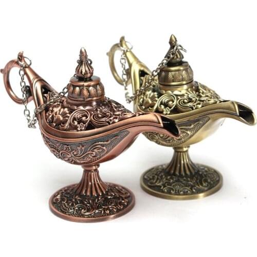 2PCS 1Pair long 12cm Lamps craft decoration Bridal Gift Color: Red brass Retro Decorative Handmade Size: 12x5x7cm(LxWxH)