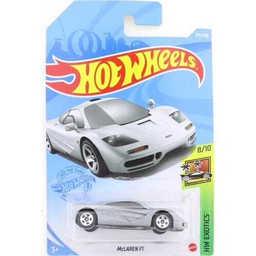 2021-235 Hot Wheels McLAREN F1 Mini Alloy Coupe 1/64 Metal Diecast Model Car Kids Toys Gift