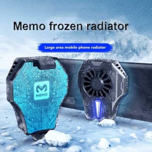MEMO Mobile Phone Radiator Gaming Universal Phone Water-cooled Cooler Portable Fan Holder Heat Sink For iPhone Samsung Huawei