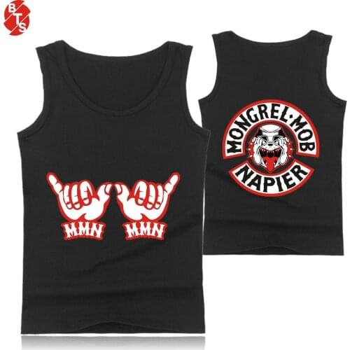 Mongrel Mob Fashion Printed Tank Tops Women/Men Summer Cool Sleeveless Casual Tops 2018 Hot Sale Trendy Clothes Plus Size