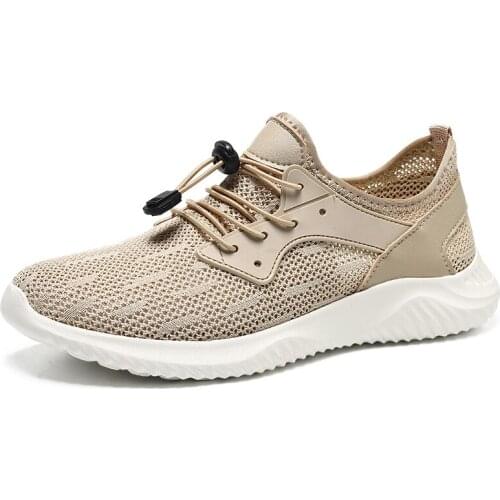 New Men Summer Comfortable Casual Shoes Slip-on Breathable Air Mesh Flats Trainers Sneakers Water Loafers Size 38-46 Zapatos