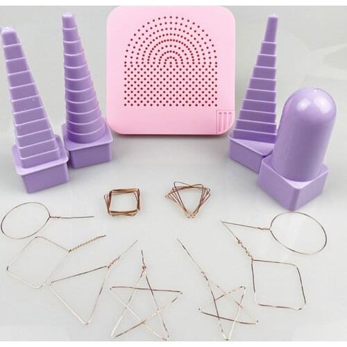 3 Shapes Mandrel Wire Quick Round Square Triangle Spiral Maker Roller Quilling Modeling Tools Jewelry Making Tools