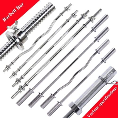 Athlete Professional Training Fitness Equipment Muscle Exercise High Quality Steel Titanium Solid Barbell Bar
