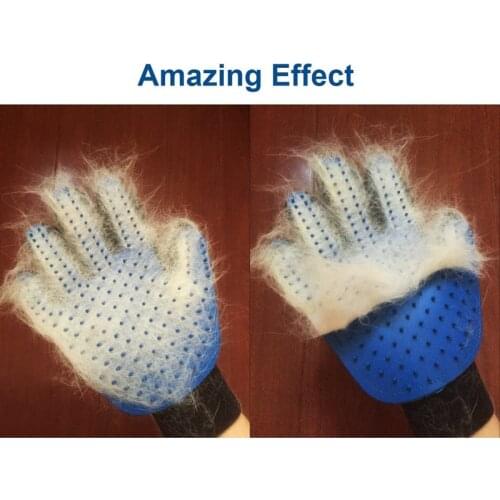 Comfortable Pets Grooming Brush Comb Gloves for Cat Animal Dog Pet Hair Gloves bath brush Cleaning Massage Tool