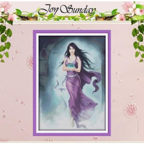 Magic Woman Patterns Counted Cross Stitch 11CT 14CT Cross Stitch Sets Wholesale Chinese Cross-stitch Kits Embroidery Needlework