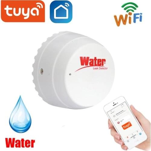 Wifi Water Detector Leakage Sensor Wireless Water Leak Sensor Tuya Smart Smart Life APP Home Security Wifi / GSM Alarm System