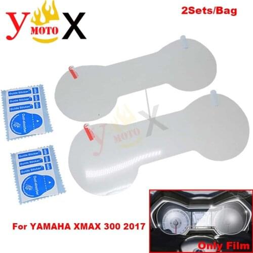 X MAX 300 Motorcycle Speedometer Instrument Dashboard Cluster Scratch Panel Screen Protection Film For YAMAHA XMAX 300 2017-2018