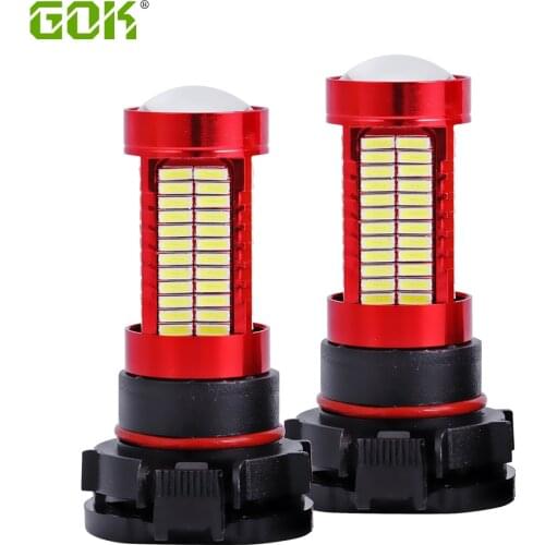 1Pcs super white Car led h11 H16 106smd led 4014 fog lamp running light LED auto headlight led driving bulb parking
