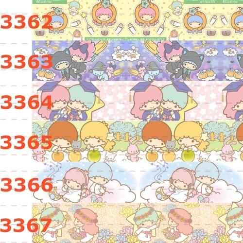10yards - different sizes-Cartoon Grosgrain ribbon - Melody/Lovely pattern printed ribbon