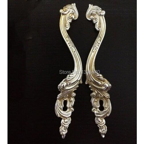 2pcs 96mm Phoenix Cabinet Drawer Hanle Euro-Style Furniture Knobs Cupboard Closet Antique Silver Handle Shoesbox Pulls Rongjing