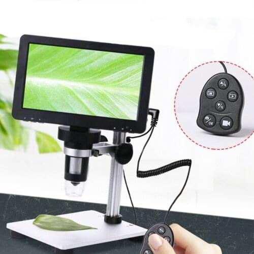1080P USB Digital Microscope 7 Inch 1200X Digital Microscope Soldering Electronics Mobile Phone Repair Internal Magnifying Glass