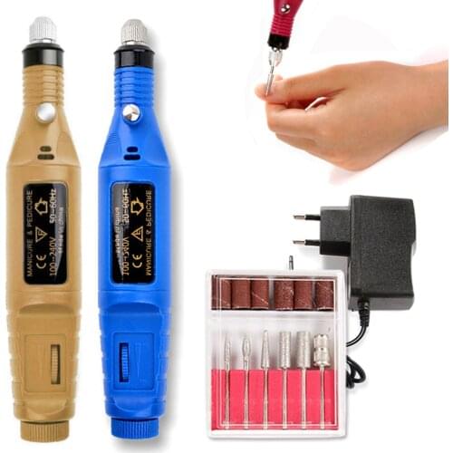 Electric Nail Drill Bits Set Milling Drill Machine for Manicure Nail Art Sanding File Gel Remover Mill Cutter Pedicure Apparatus