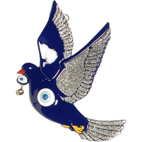 Pigeon Amulet, Door, Wall & Garden Ornament Evil eye bead