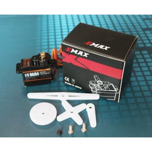 EMAX metal digital analog servo for RC airplane ES08MA ES08MD CE