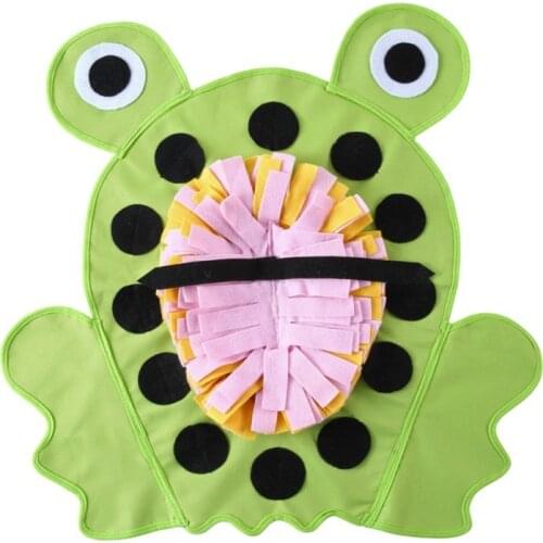 Washable Dog Sniffing Mat Pet Slow Feeding Bowl Toys Interactive Increase IQ Training Toys Funny Puppy Food Dispenser