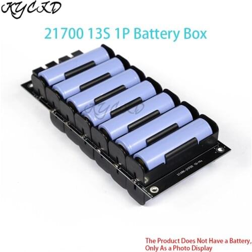 21700 54.6/58.8V 13/14S 20/45A BMS Backup Power Wall Power Bank Balancer Board DIY Battery Holder Box Kit Ebike 4.2V Lithium BOX