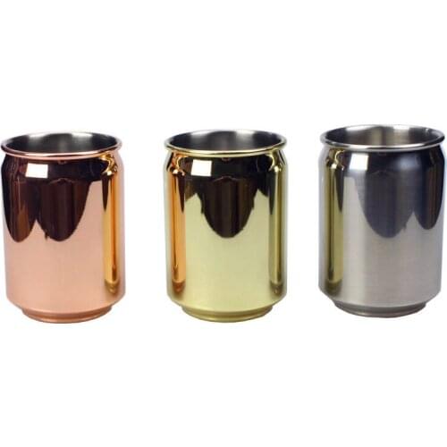 New Stainless Steel Coke Cup Beer Mug Mug Whiskey Creative Cold Drink Bar Cocktail Glass Mouth Cup 400ml